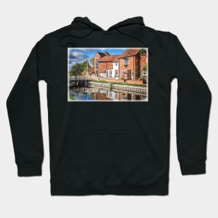 Cottages By The Swing Bridge Hoodie